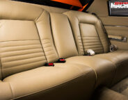 Chrysler VH Charger rear seats