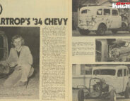 1934 Chevy newspaper clippings