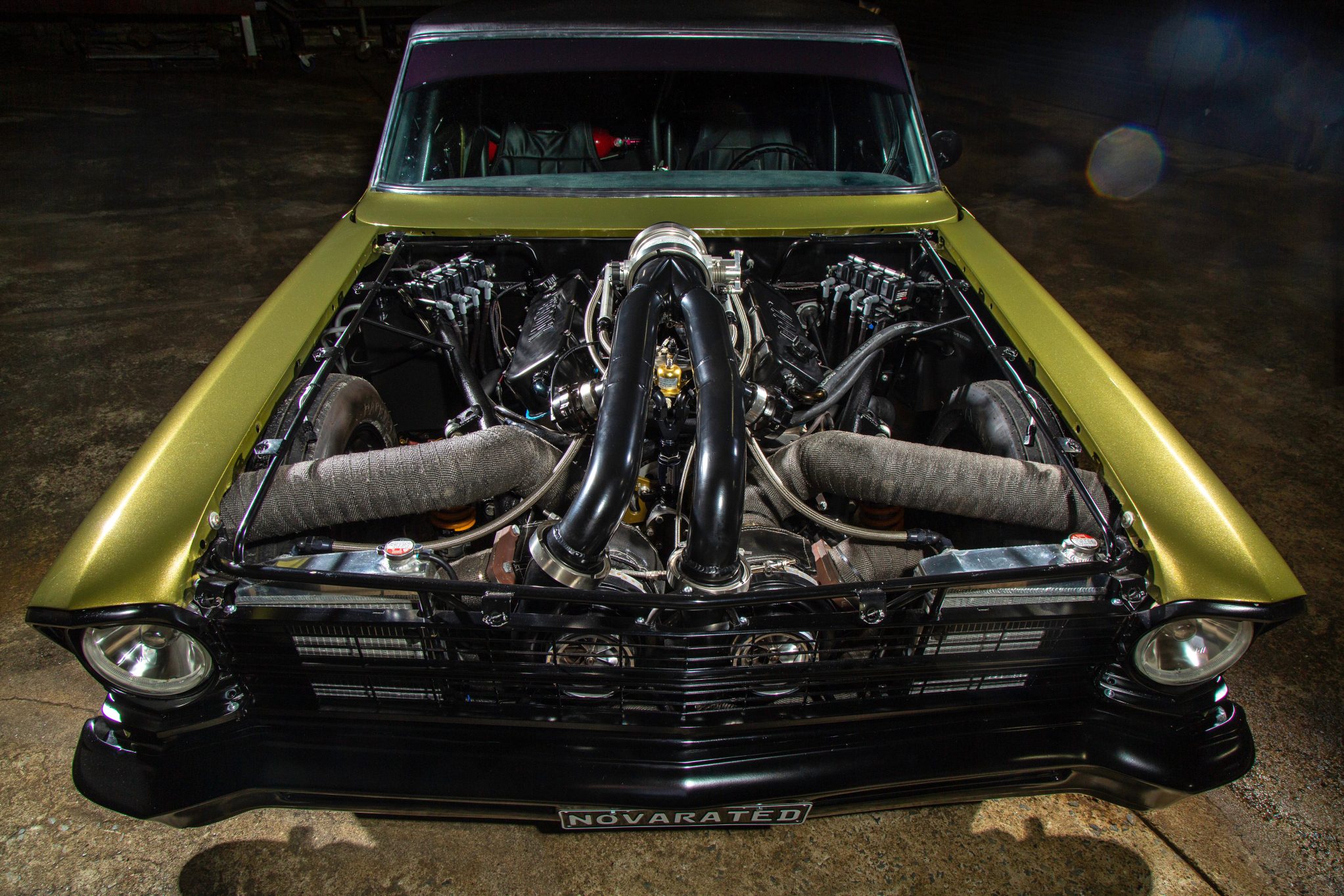 Street Machine Features Damien Boyce Chev Nova Engine Bay 2 B