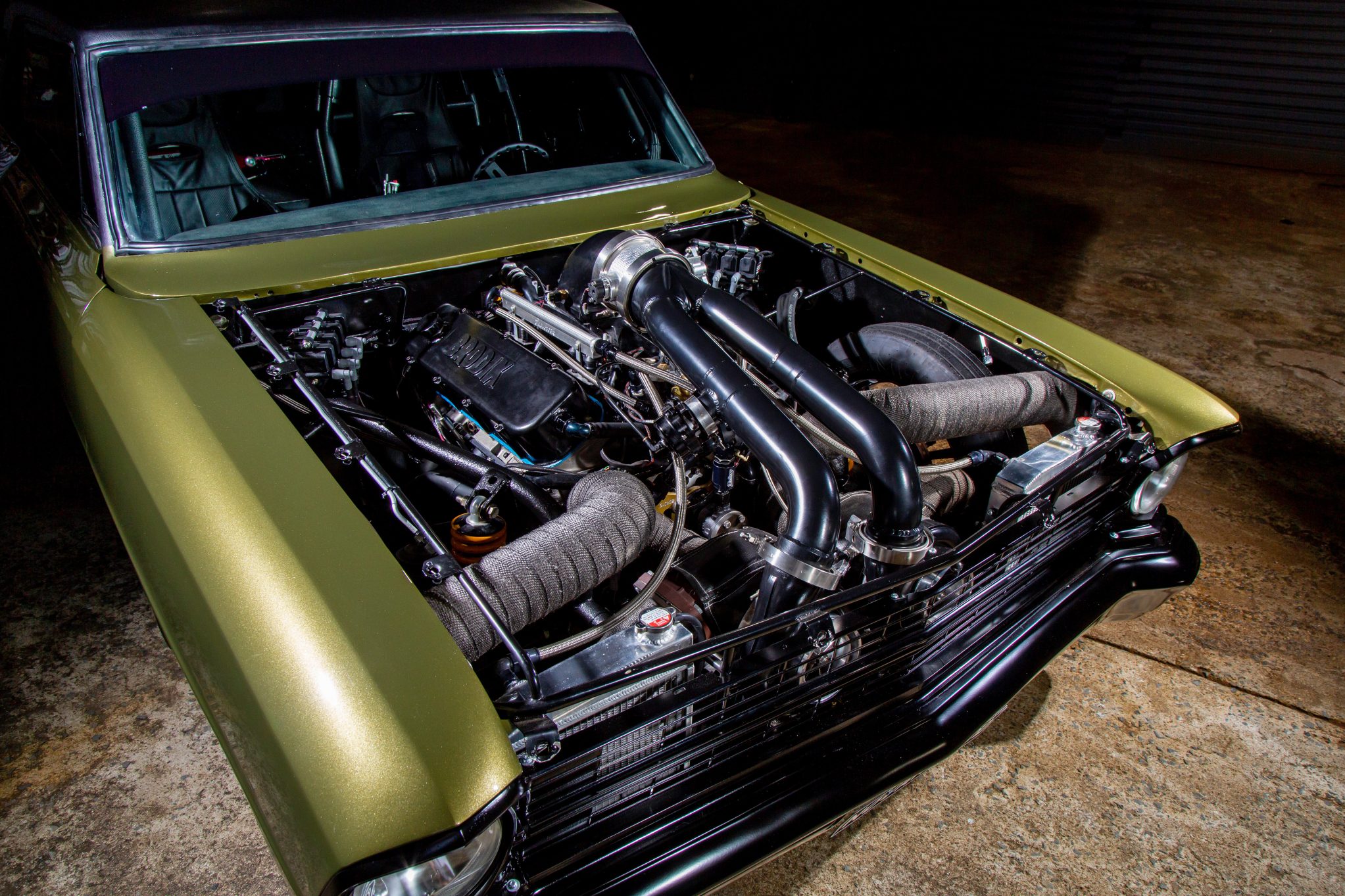 Street Machine Features Damien Boyce Chev Nova Engine Bay B