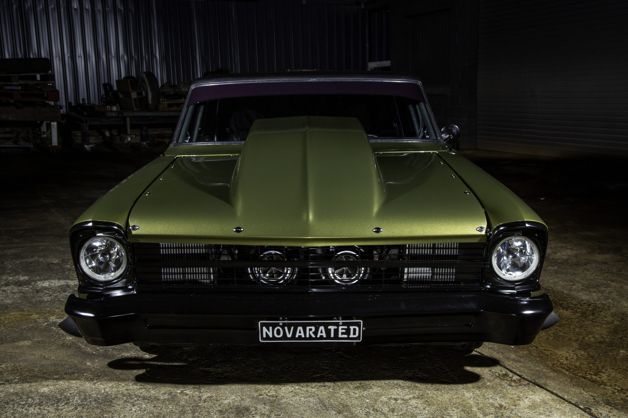 Street Machine Features Damien Boyce Chev Nova Front