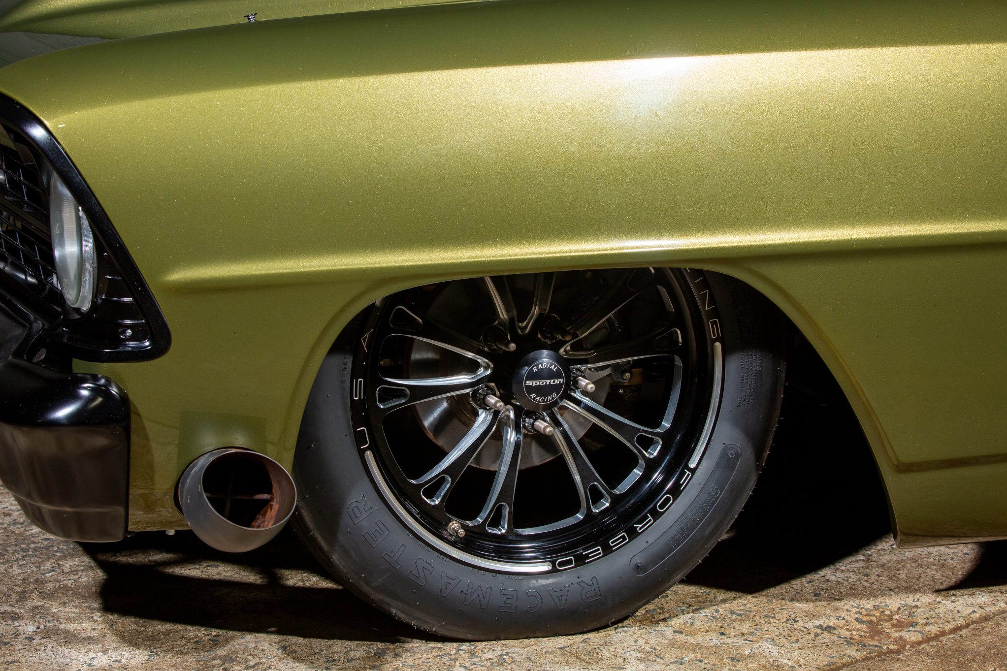 Street Machine Features Damien Boyce Chev Nova Front Wheel