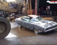 1970 Dodge Charger crushed