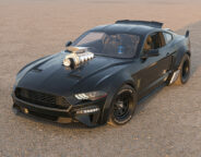 Street Machine Features Expression Session Ford Mustang V 8 Interceptor Front Angle 2