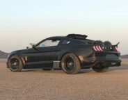 Street Machine Features Expression Session Ford Mustang V 8 Interceptor Rear Angle 2