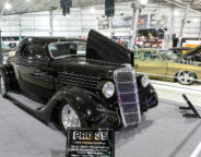1935 Ford coupe on show
