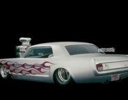 Street Machine Features Gary Myers Silver Bullet Mustang Rear Angle