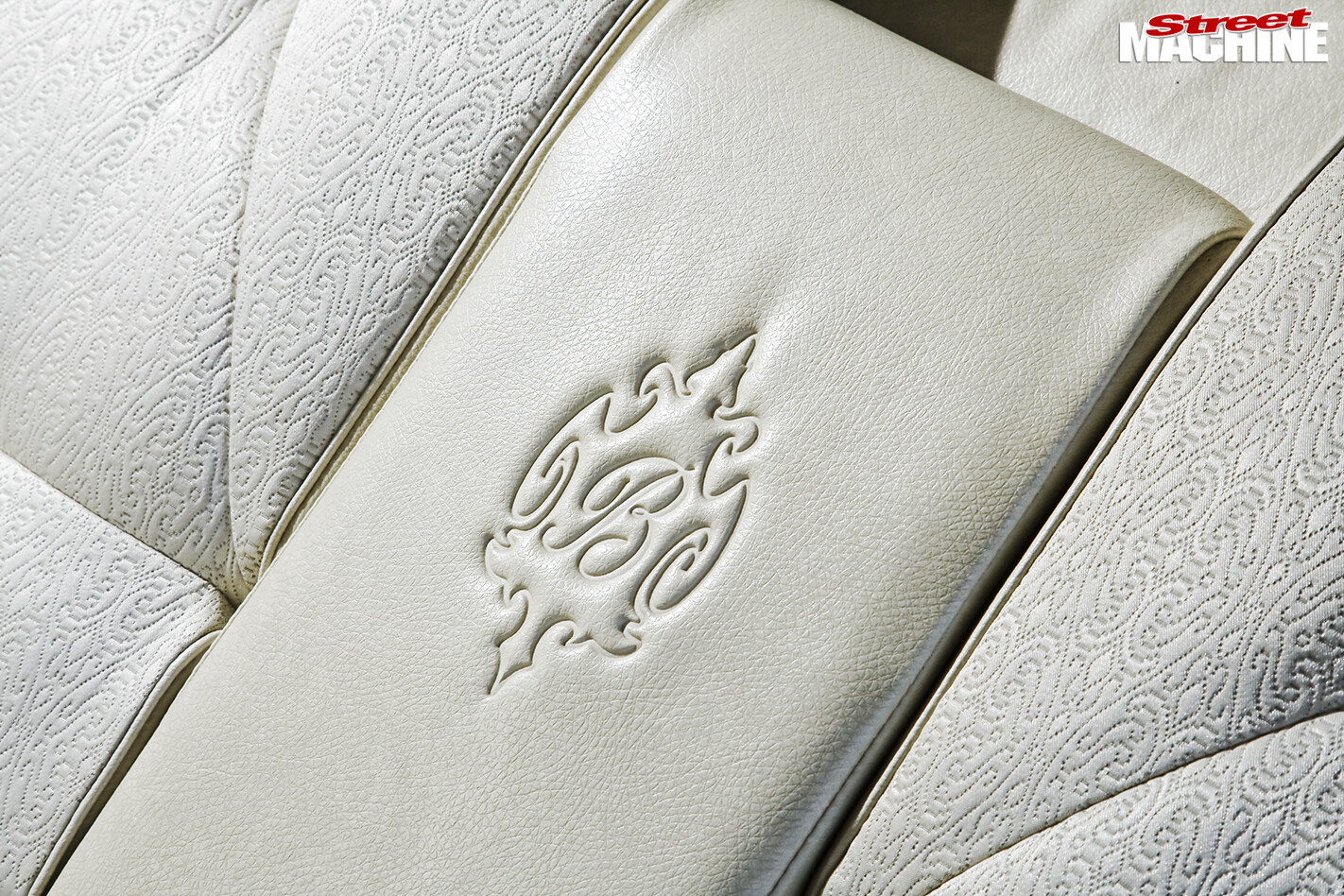 Holden -Brougham -interior -seats -stitching -detail