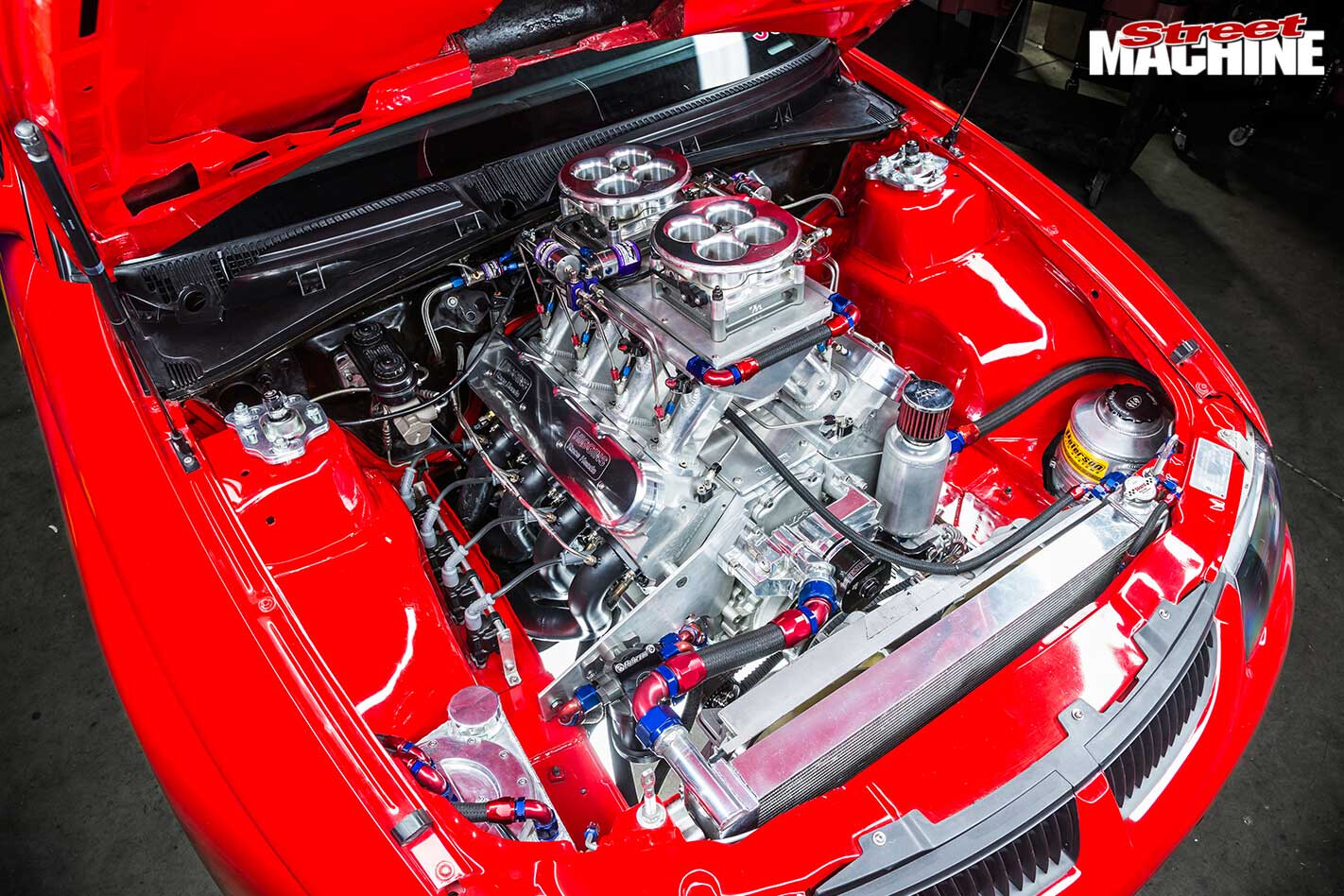 Holden VX SS Commodore engine bay