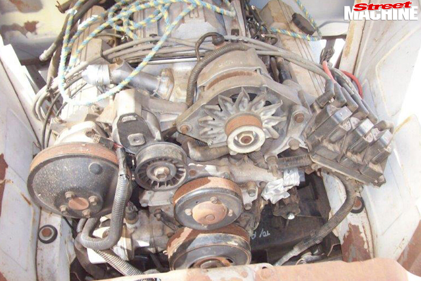 Holden -fj -ute -engine -before