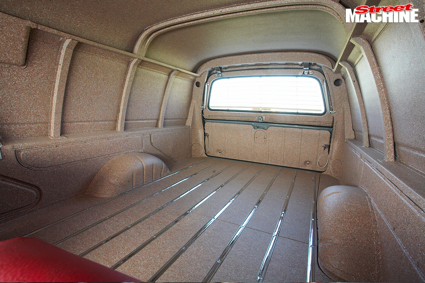 Holden -HD-van -interior -rear