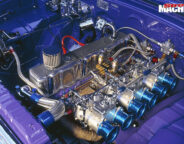 Holden HR engine bay