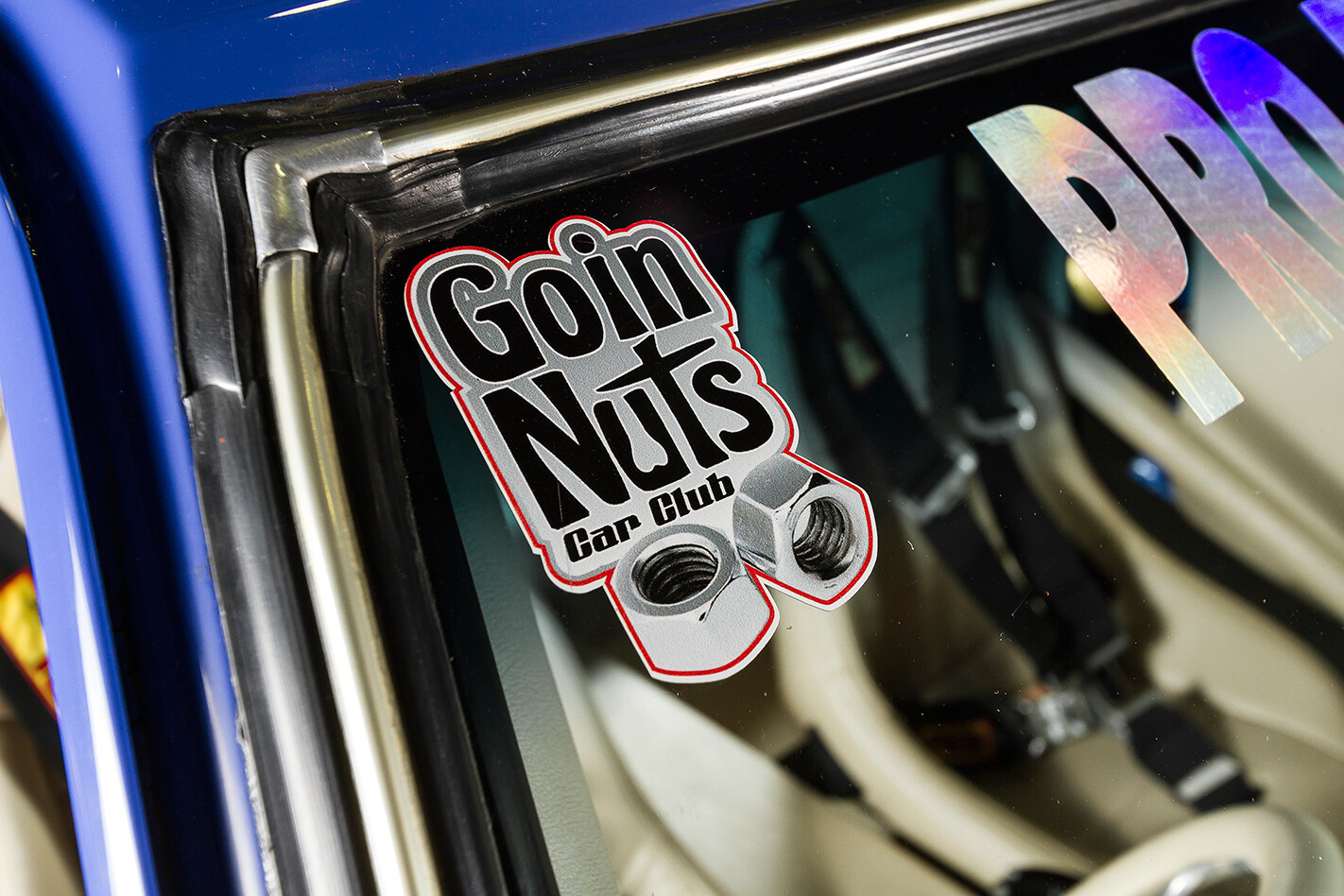 Goin Nuts car club sticker