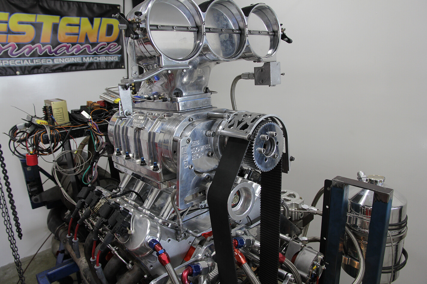 Martin Tooth's Holden one-tonner engine