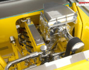 Holden HR ute engine bay