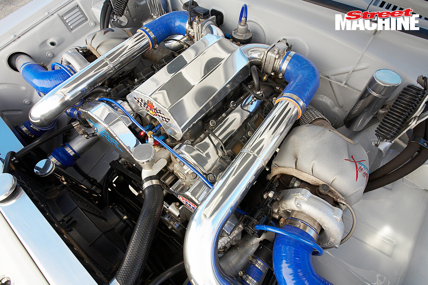 HR Holden Ute Twin Turbo Engine