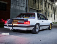 Street Machine Features Jason Waye Fox Body Mustang Rear Angle Wm