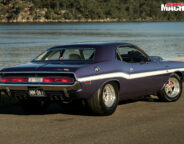 Street Machine Features Jon Mitchell Dodge Challenger Rear Angle