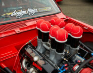 Holden LJ Torana drag car engine