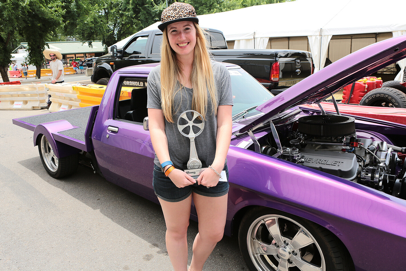 Karly Van and her Holden one-tonner
