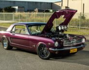 Street Machine Features Manswetto Racing Mustang Nick Novak Bonnet Up