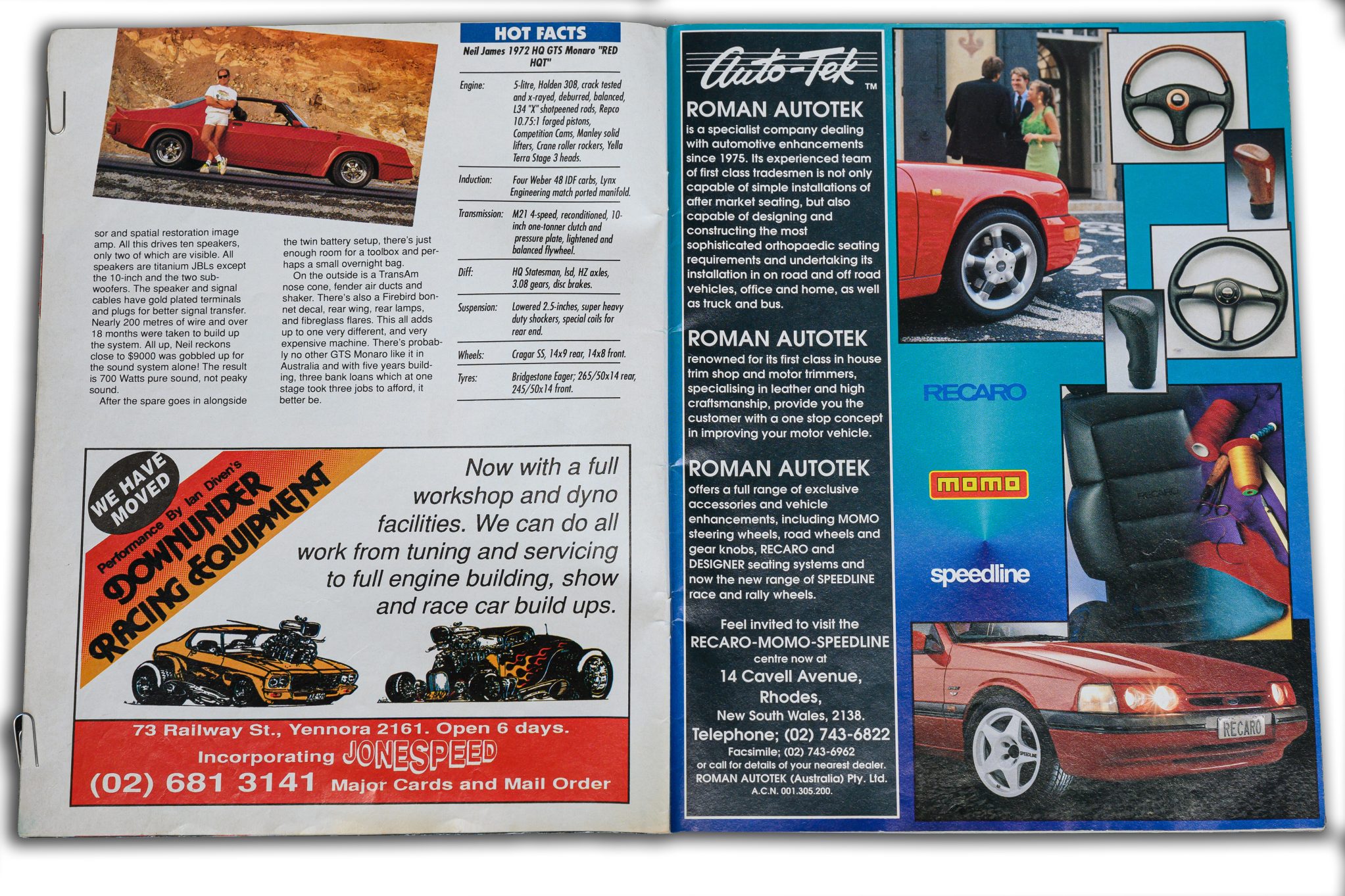 Street Machine Features Neil James Eager Maniac Hq Monaro Magazine Spread 3