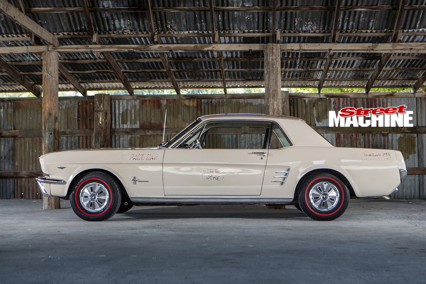 Nicole -Bridge -1966-Mustang -side -view