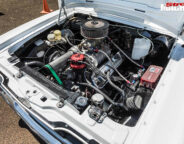 blown Ford Cortina engine bay