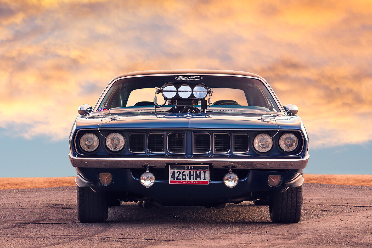 Plymouth -barracuda -front -view