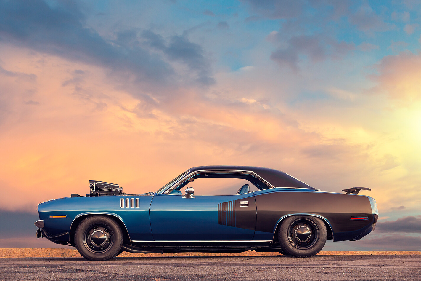 Plymouth -barracuda -side -view