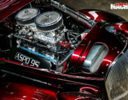 Plymouth coupe engine bay
