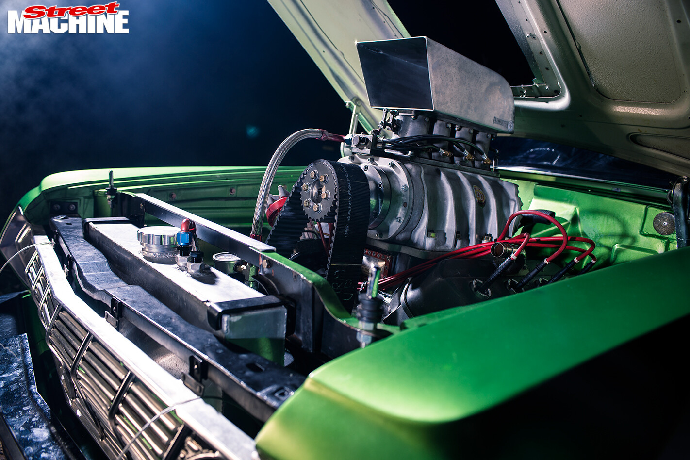Plymouth -Fury -Green -Fing -engine