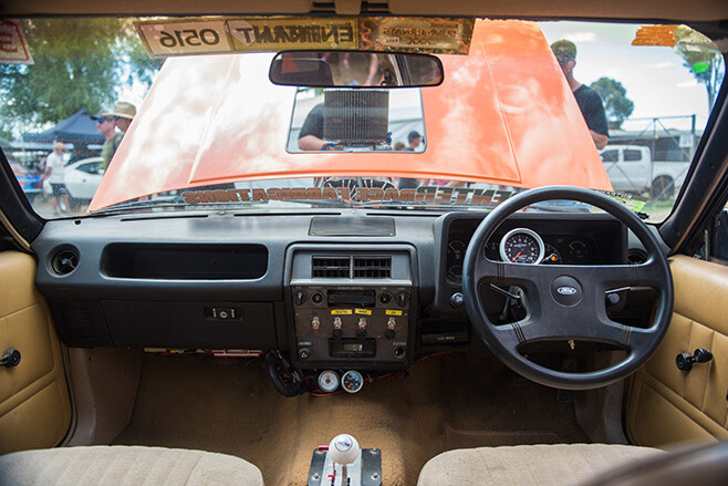 Robert Cottrell's Blown LS Powered XD Ford Falcon dash