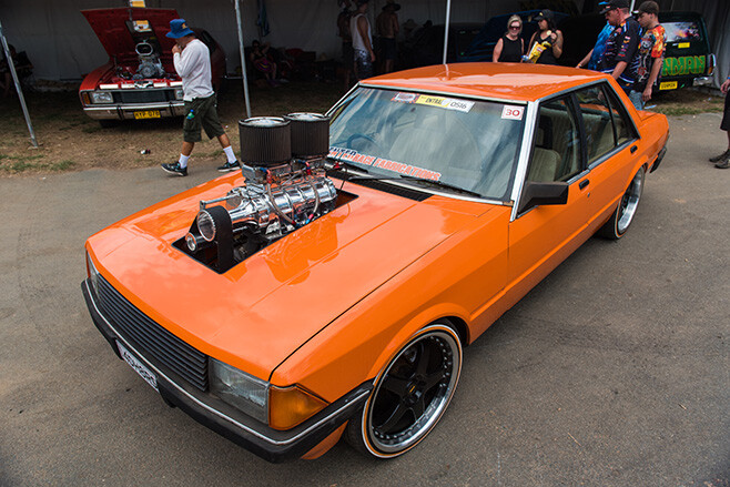 Robert Cottrell's Blown LS Powered XD Ford Falcon exterior