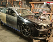 VF Commodore Wagon Supercharged Burnout Car