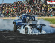 West Coast Nats SLYLUX Hilux ute burnout