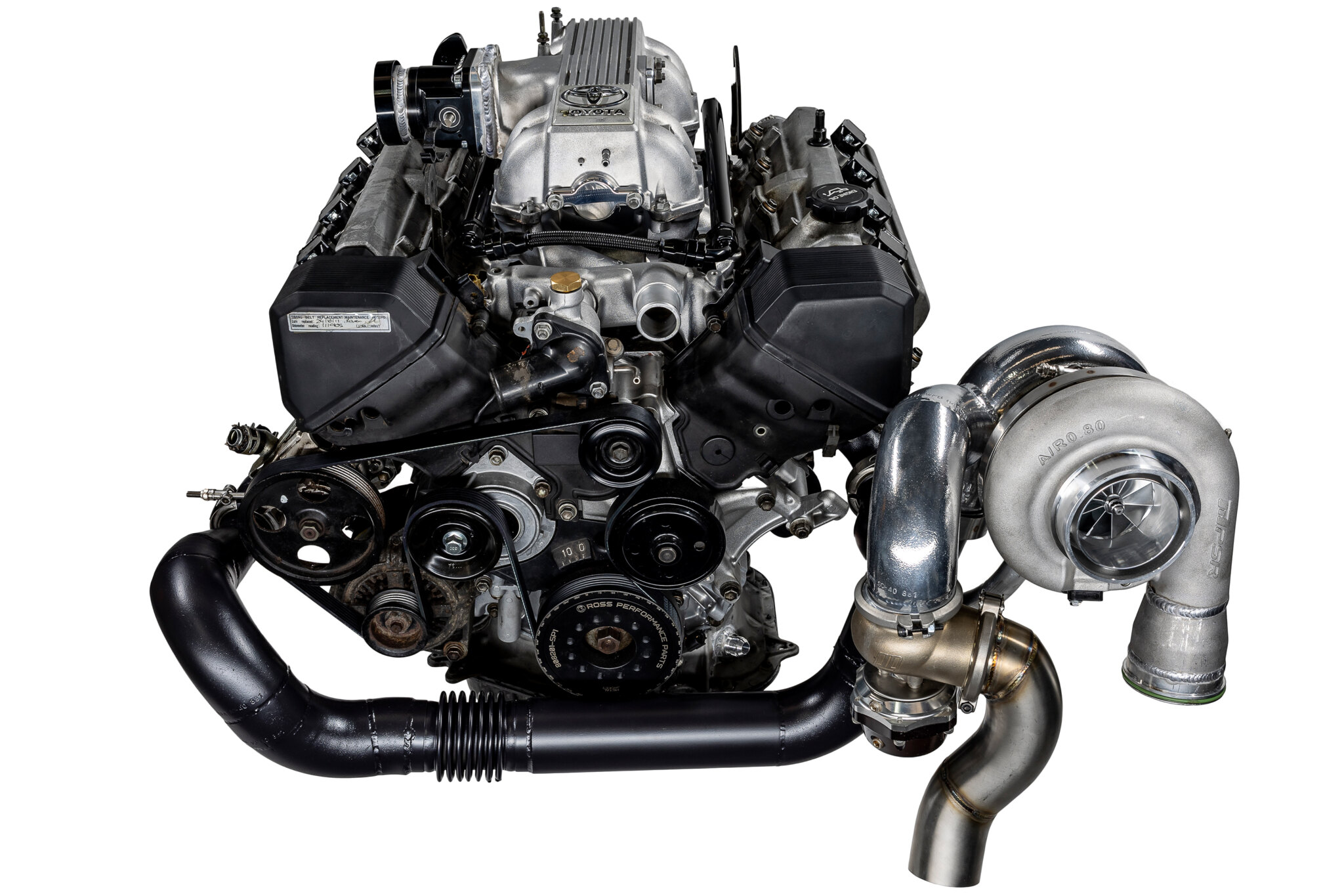 Turbo Toyota 1UZ-FE V8 mill in the build