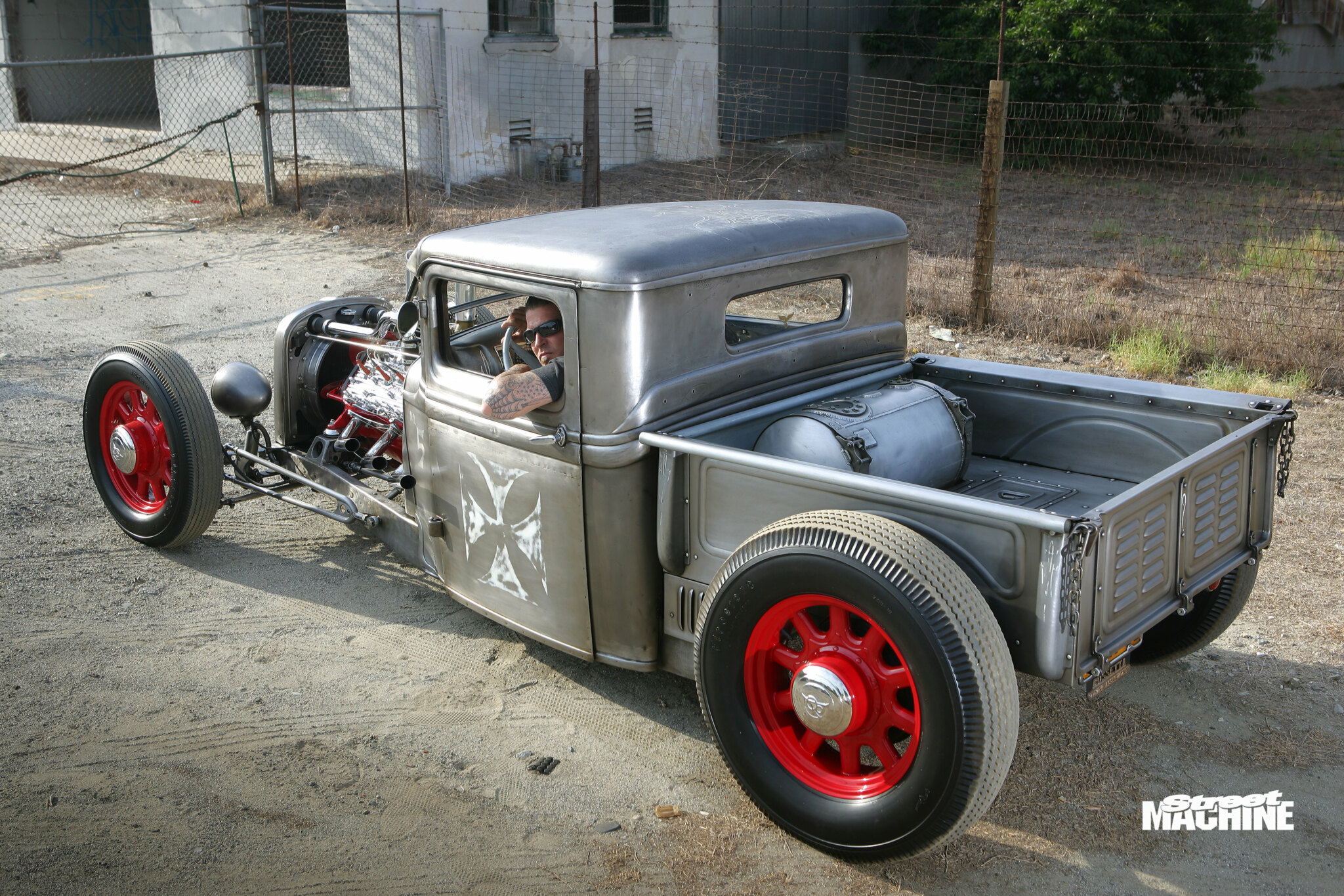 Jimmy Shine’s bare-metal 1934 Ford pick-up