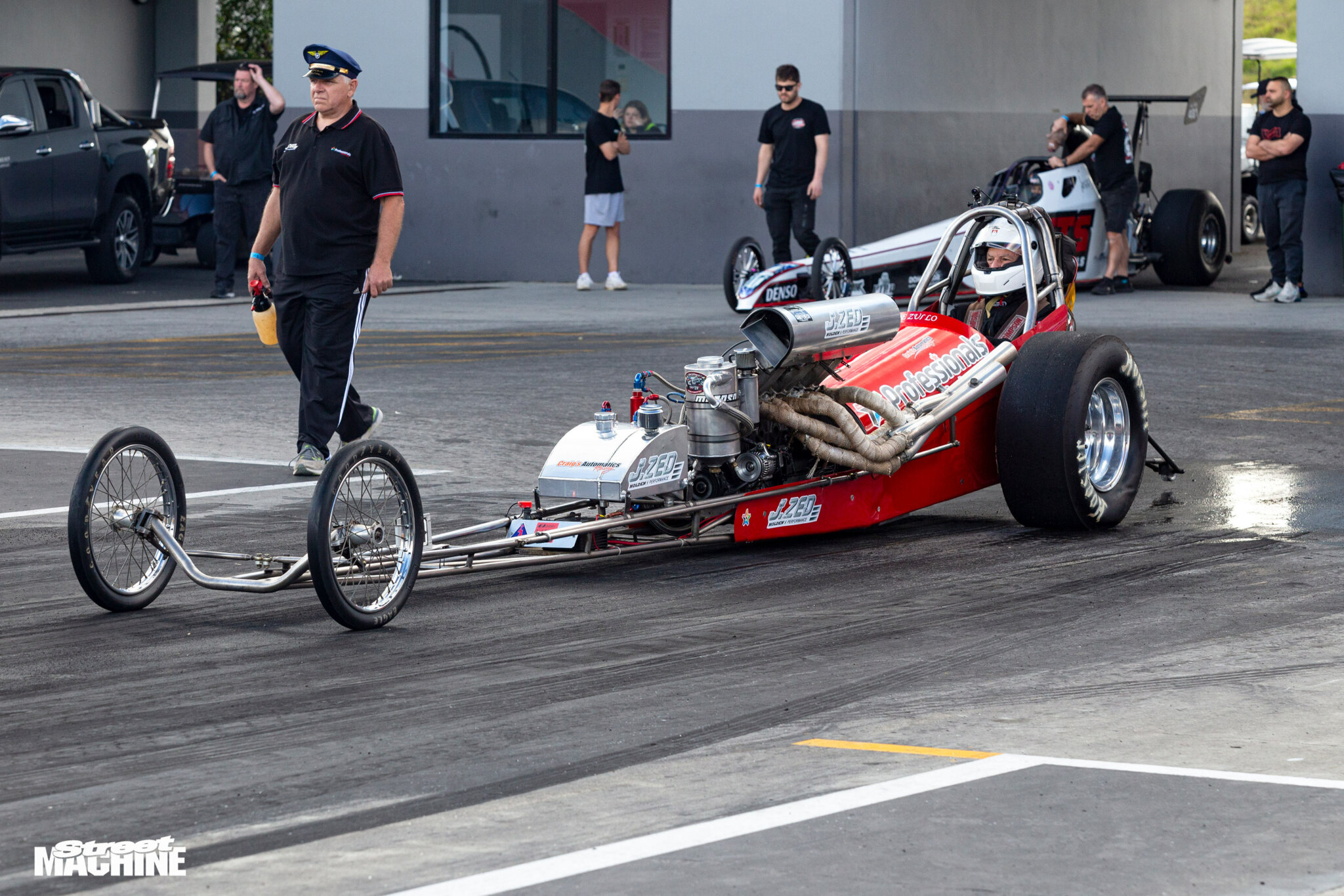 Joe Zullo’s eight-second, naturally aspirated Holden 202-powered dragster